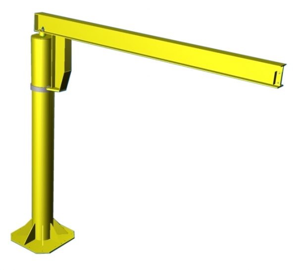 Under Braced Jib Cranes with 340 degree slew